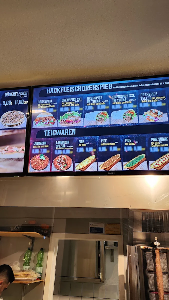 Speisekarte, Kebap Insel