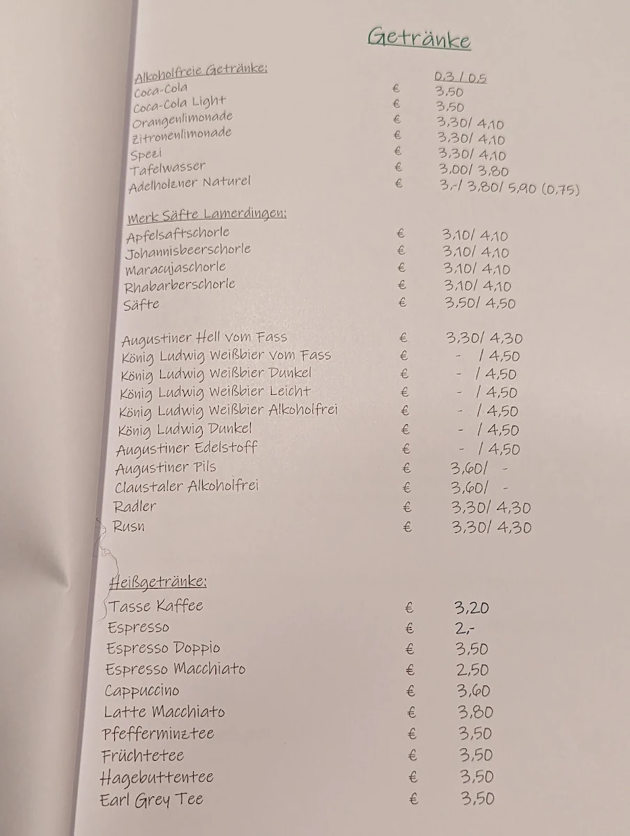 Speisekarte photo 1