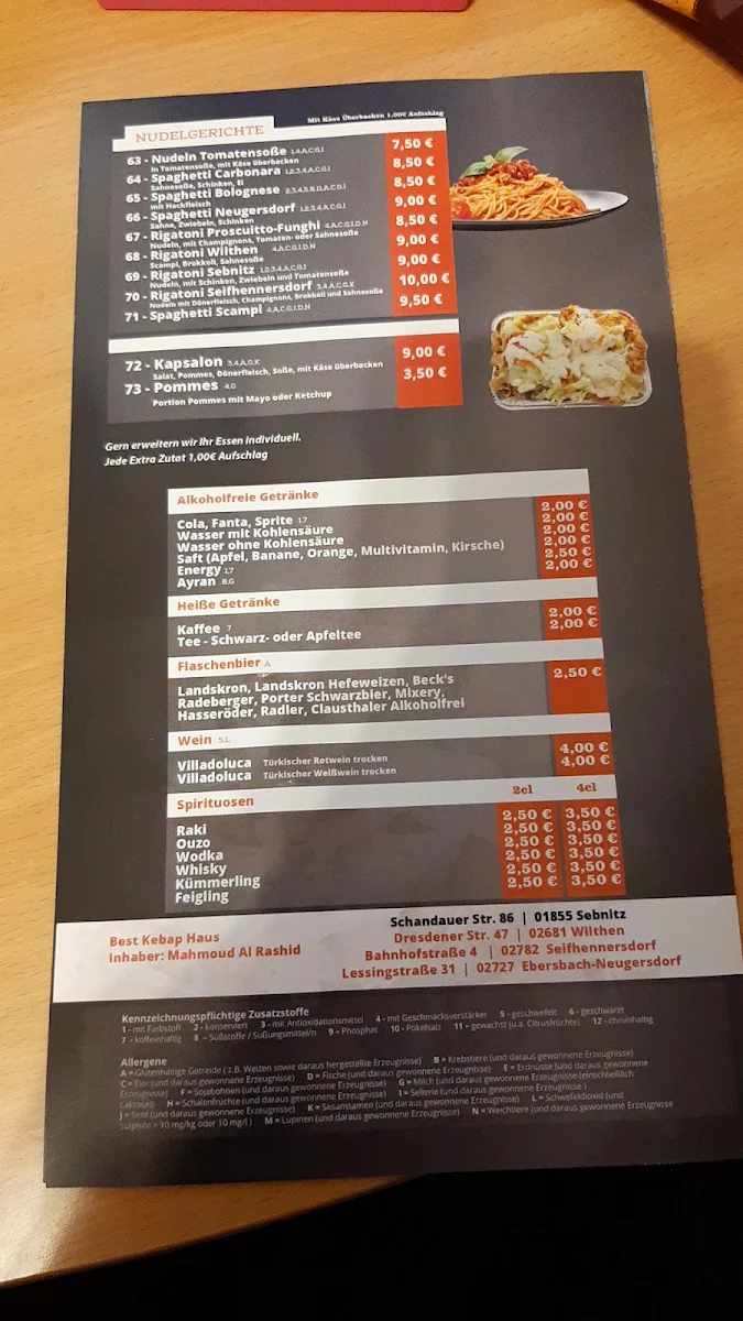 Speisekarte photo 3