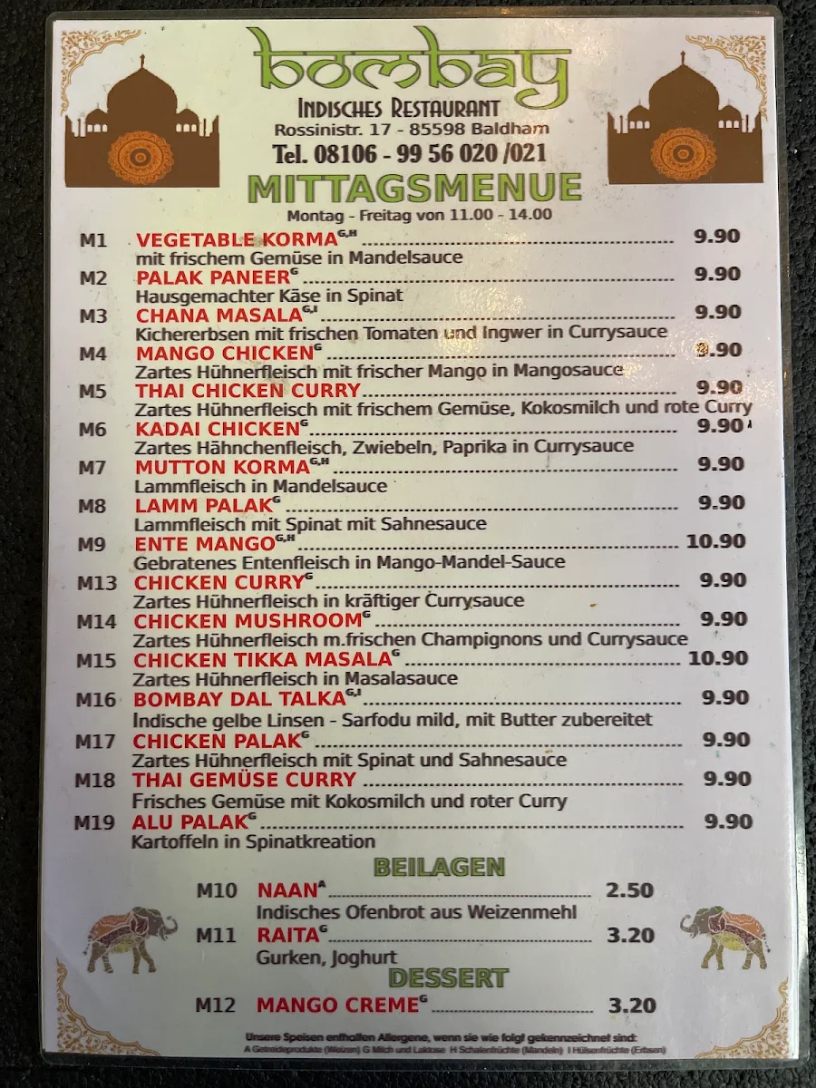 Speisekarte photo 1