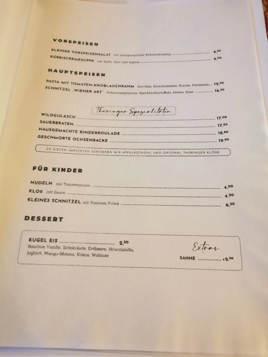 Speisekarte photo 1