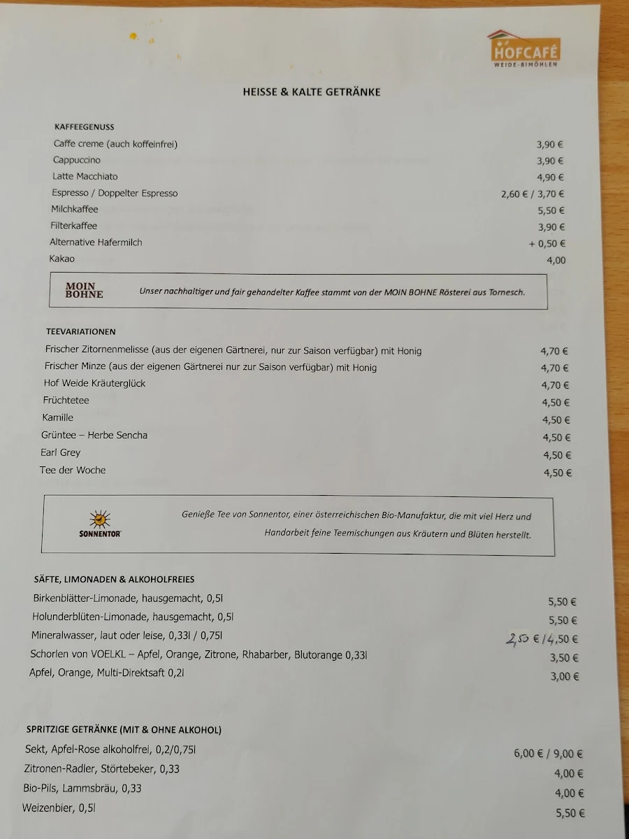 Speisekarte photo 1