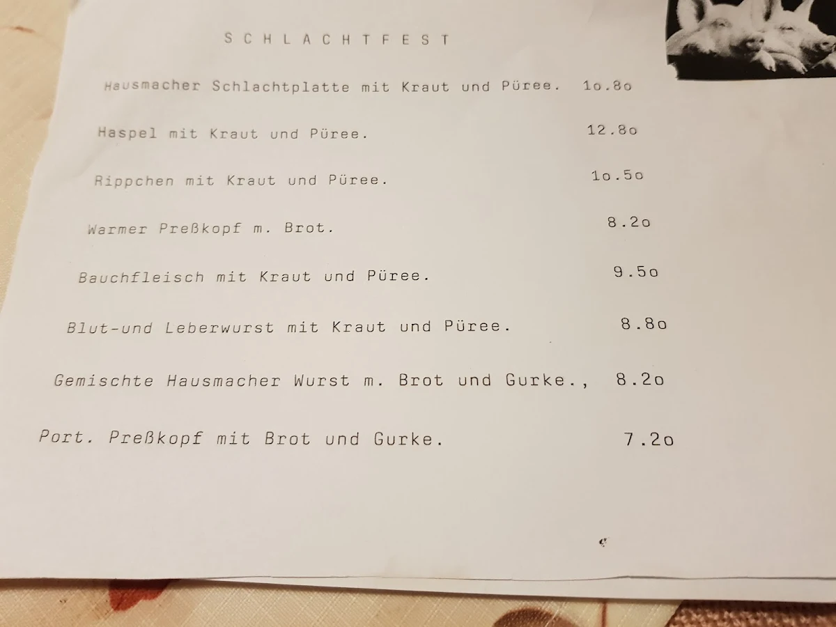 Speisekarte photo 2