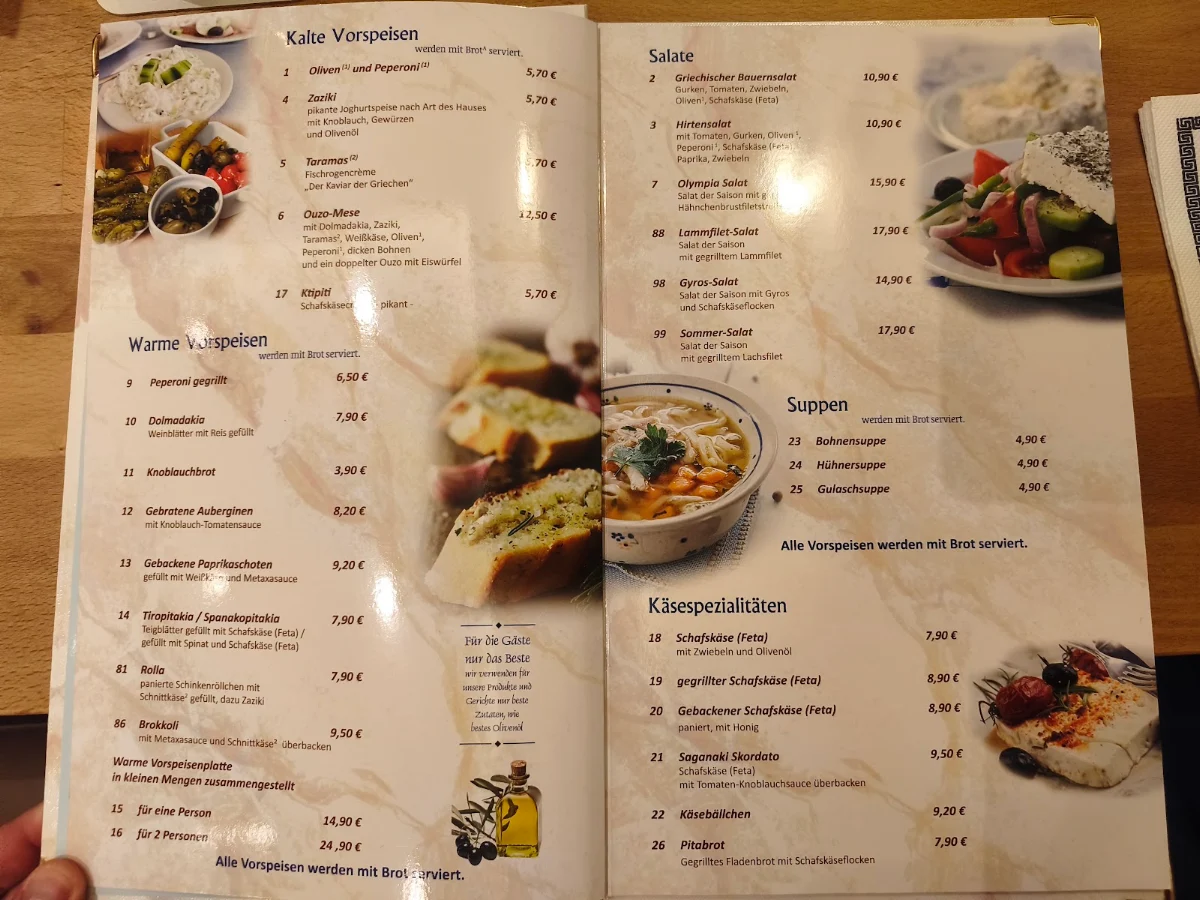 Speisekarte photo 1
