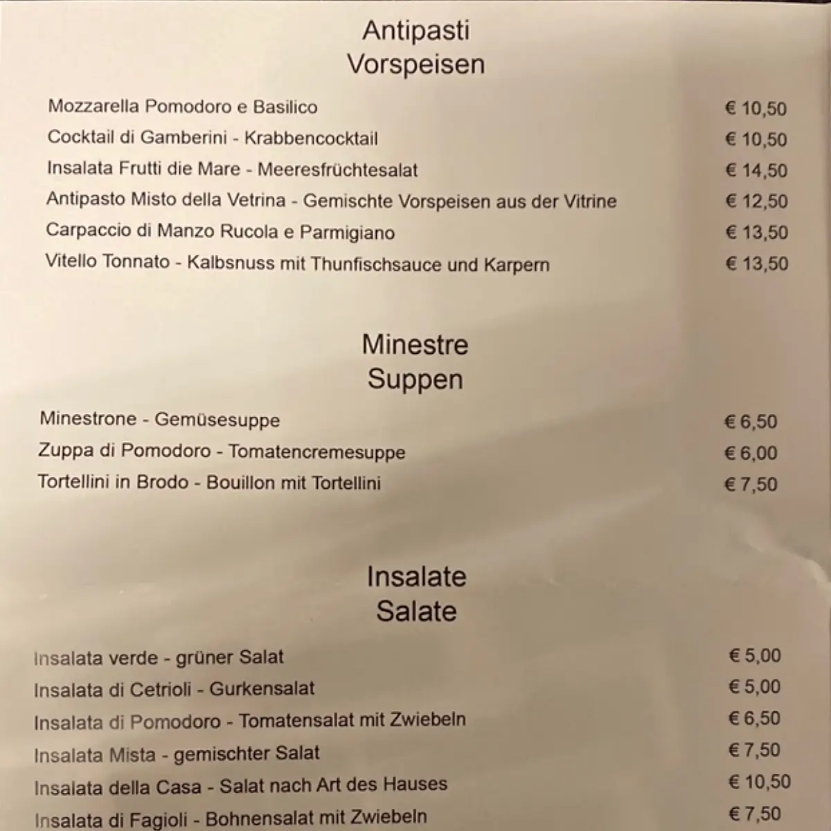 Speisekarte photo 3