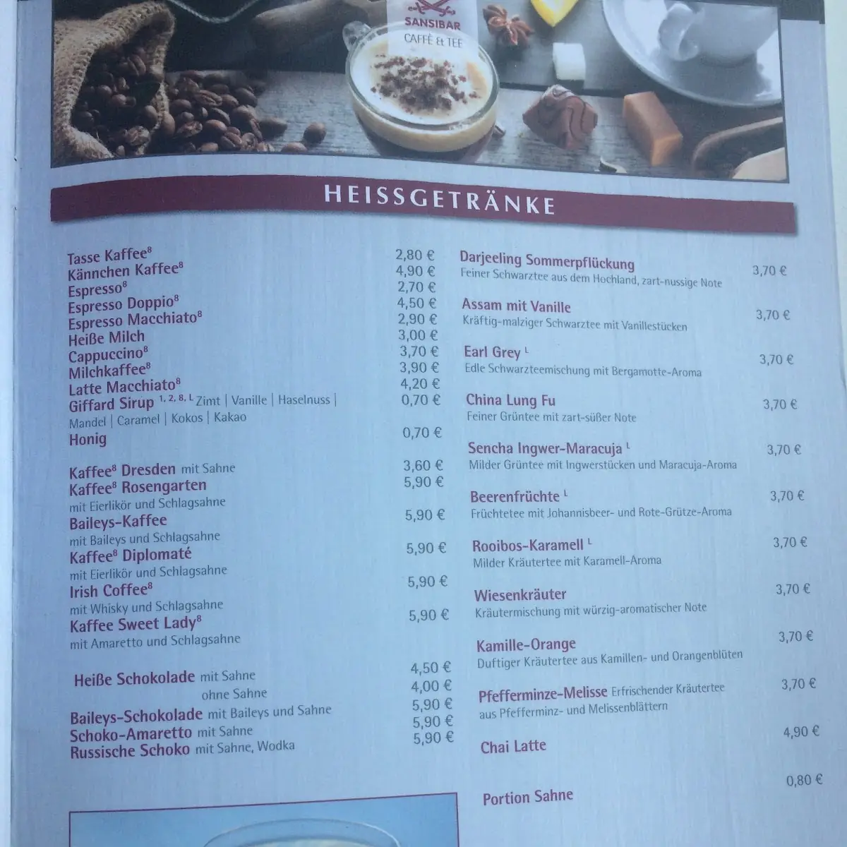 Speisekarte photo 8