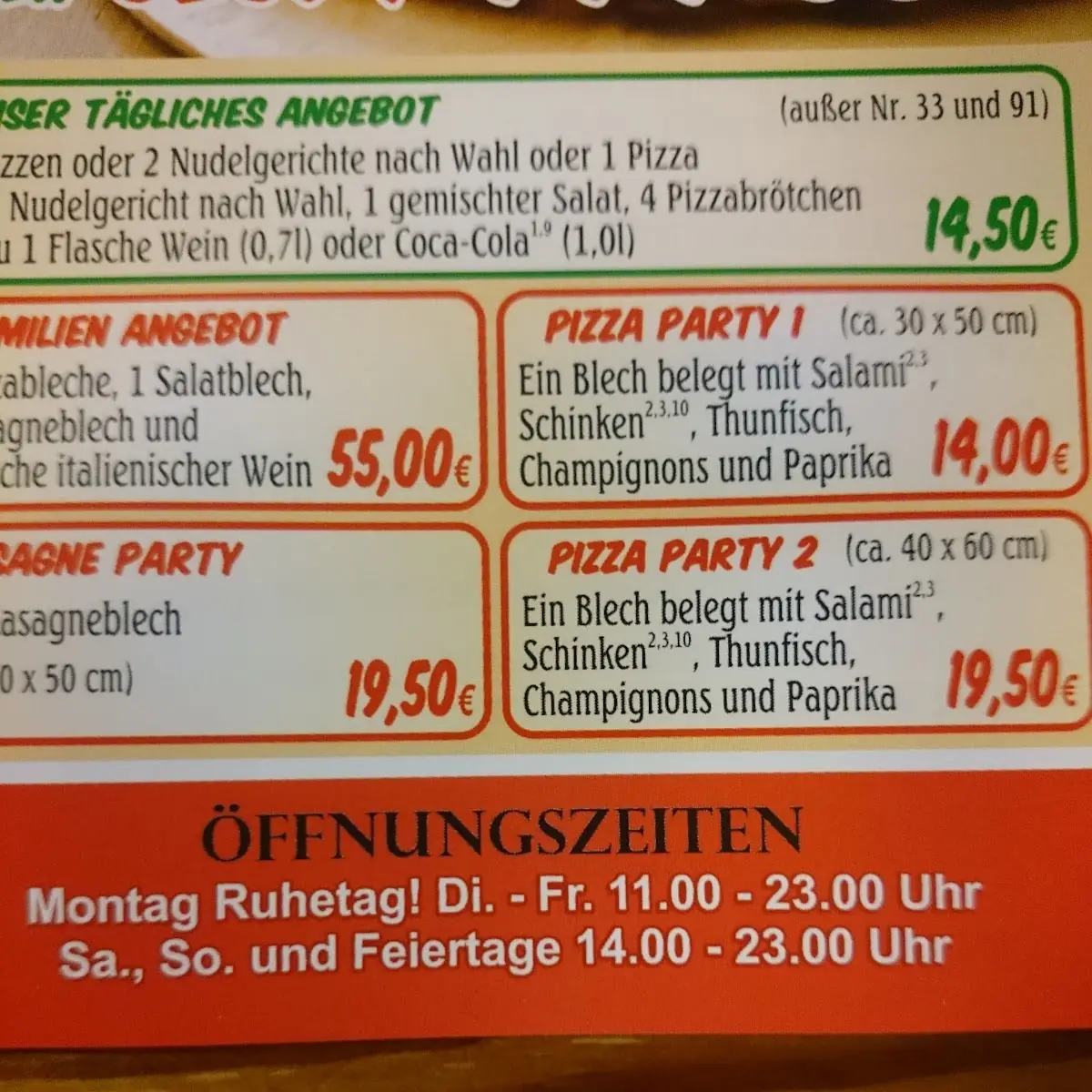 Speisekarte photo 3