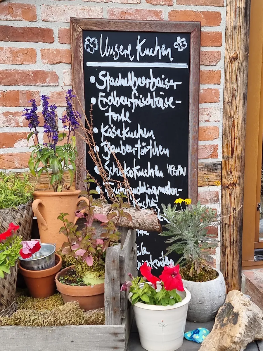 Speisekarte, Gartencafé Wiligrad