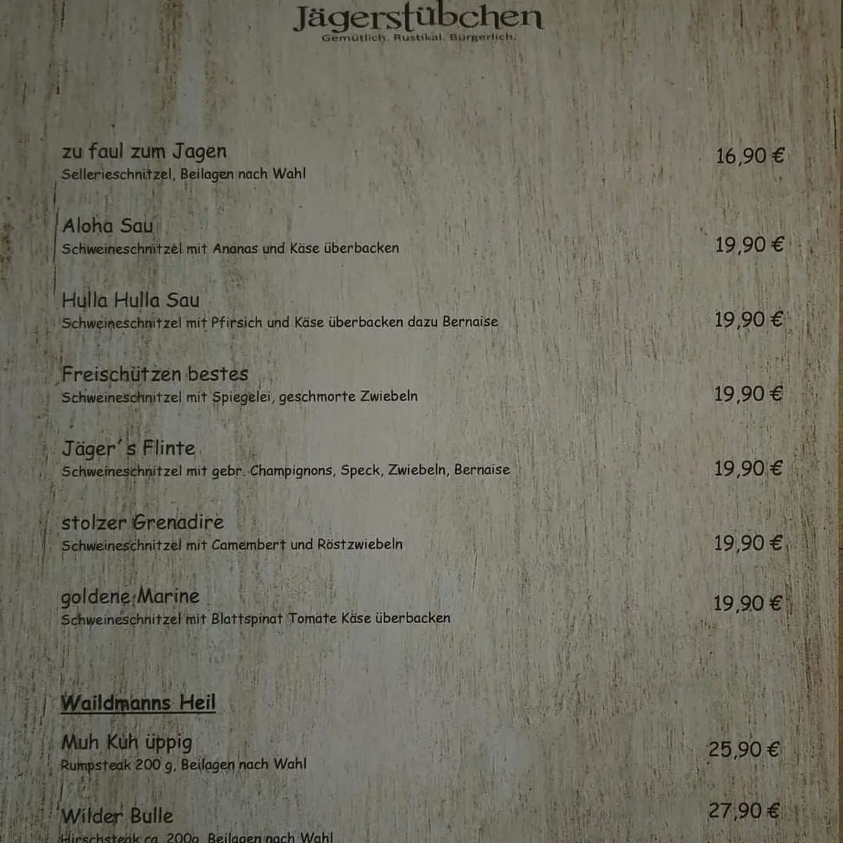 Speisekarte photo 6