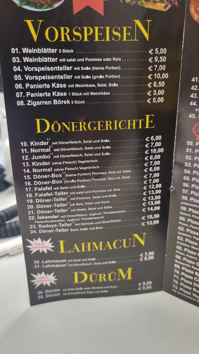 Speisekarte photo 1