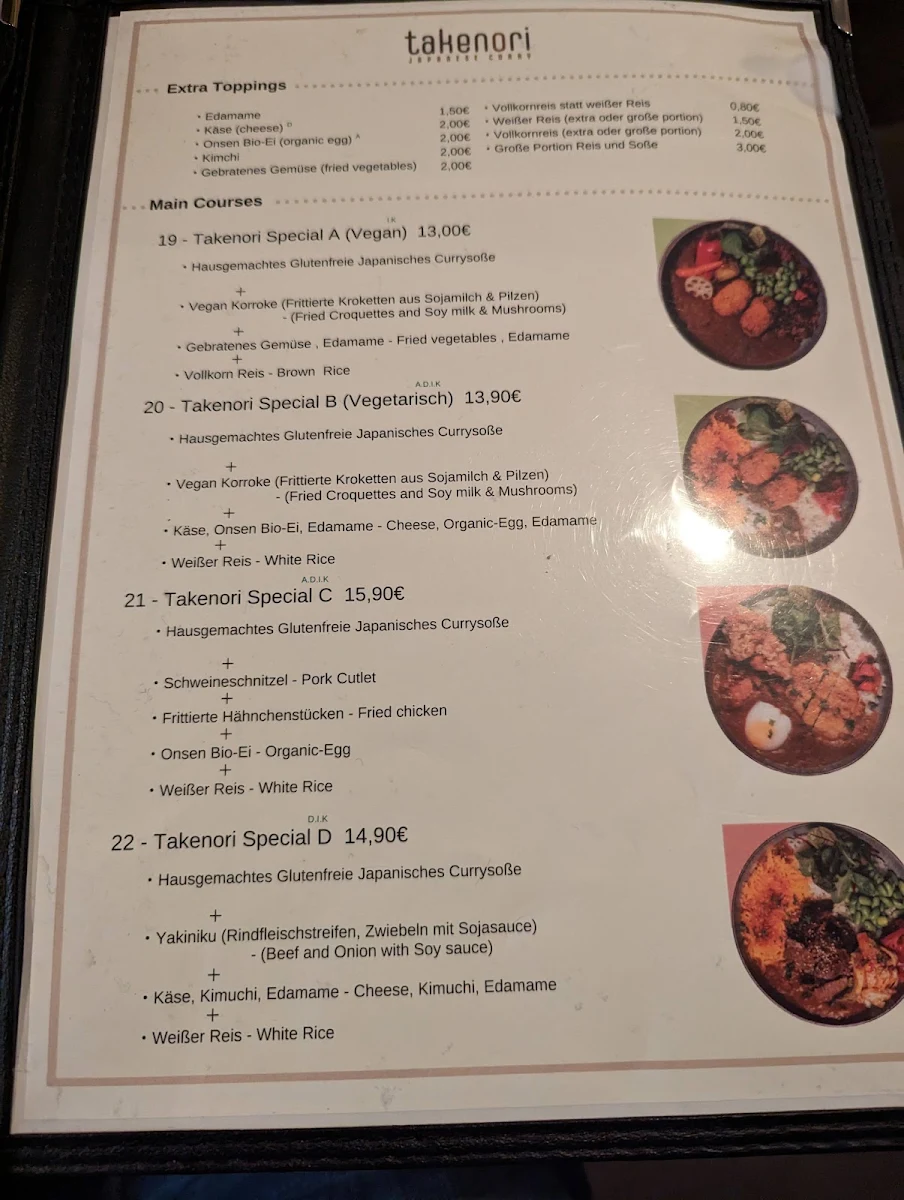 Speisekarte photo 5