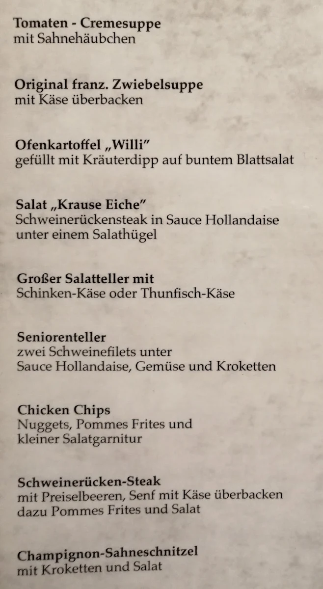 Speisekarte photo 4
