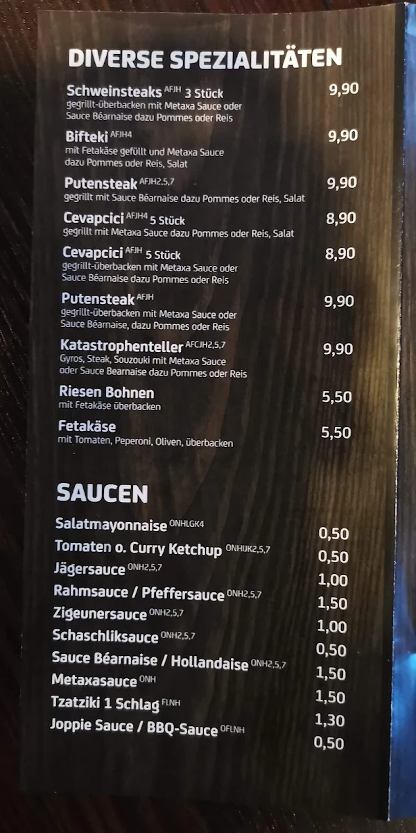 Speisekarte photo 6
