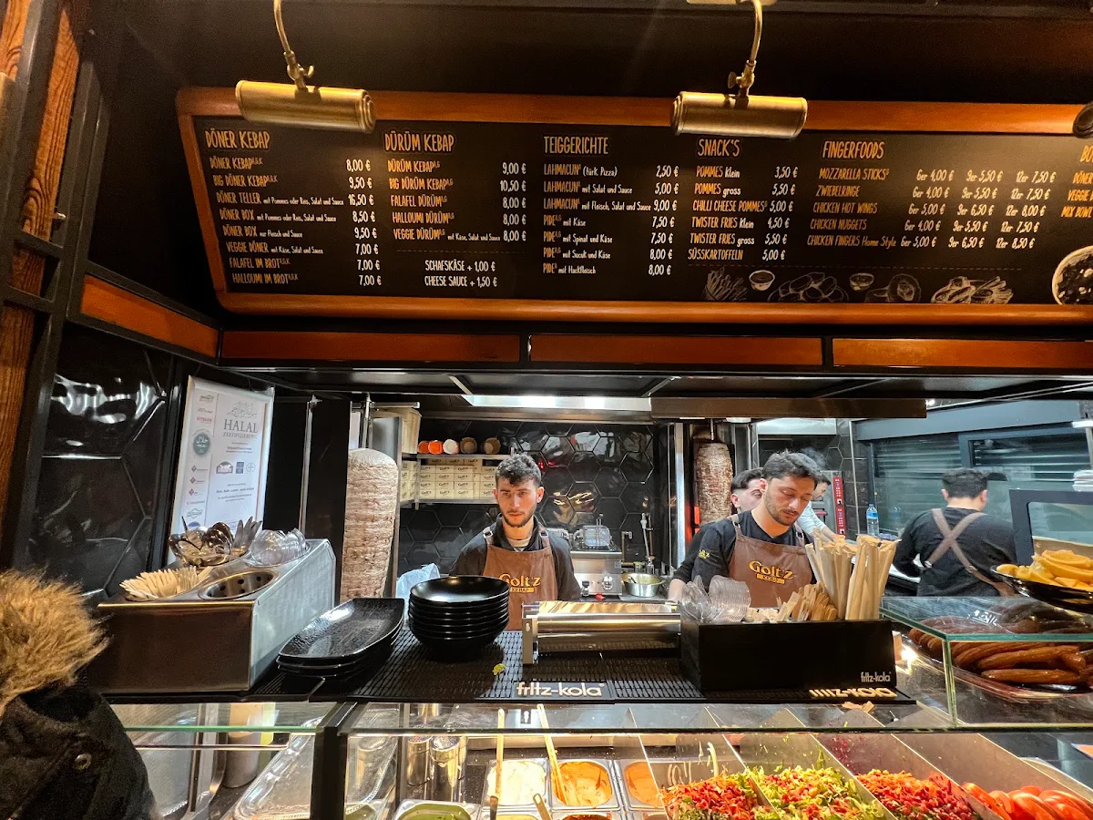 Speisekarte, Golt'z Kebap "Mariendorf"