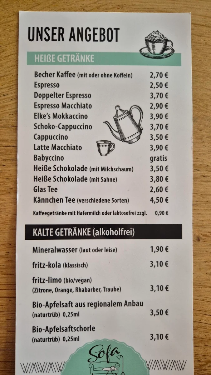 Speisekarte photo 1
