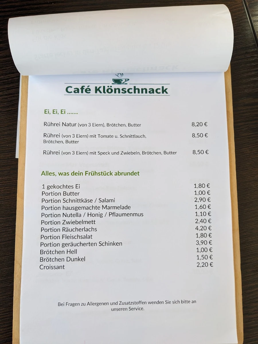 Speisekarte photo 1