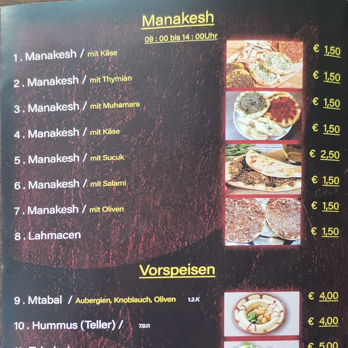 Speisekarte photo 4