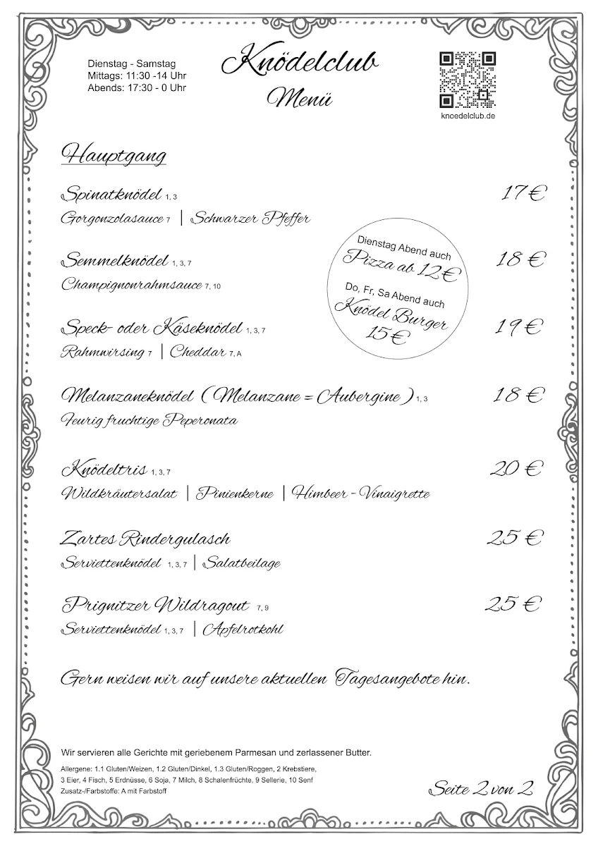 Speisekarte photo 1