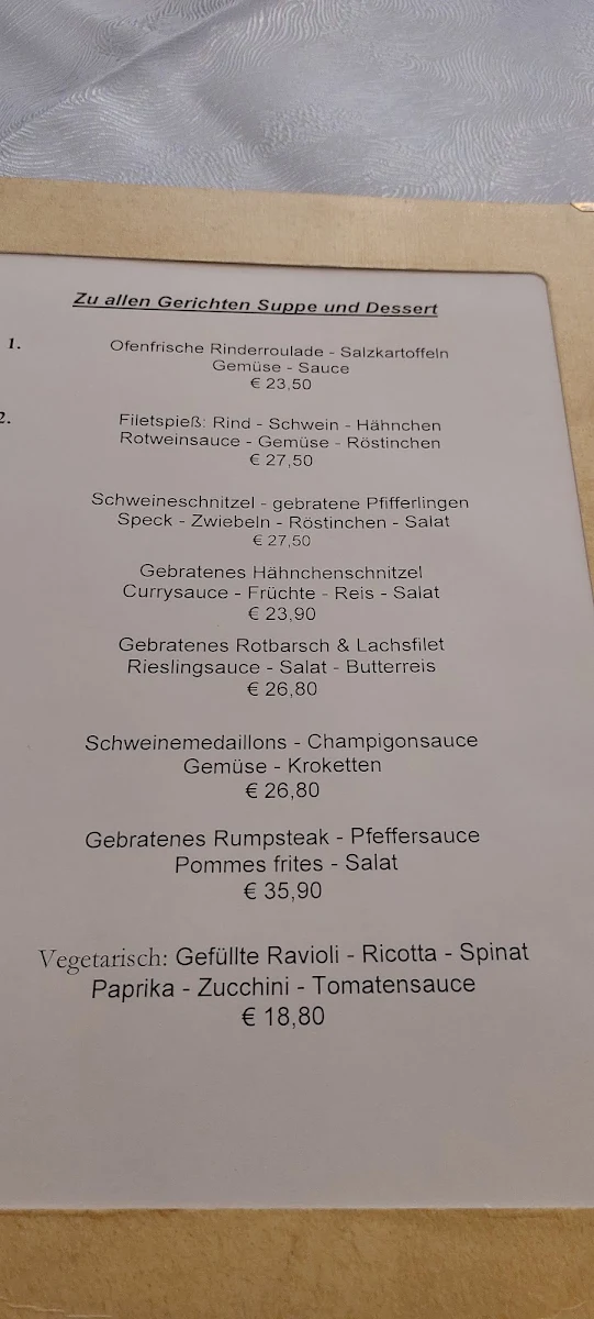 Speisekarte photo 1