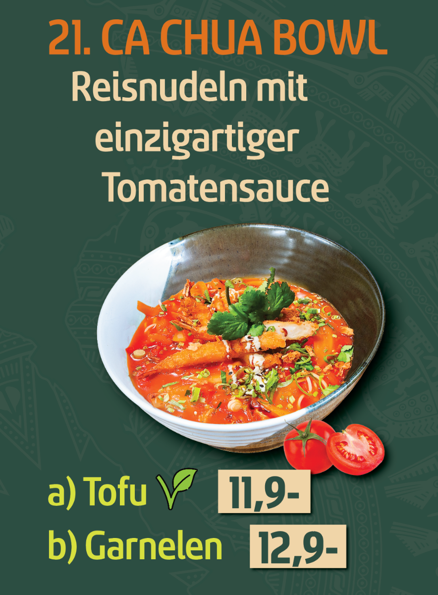 Speisekarte, THAILAM Vietnam Wok & Tea