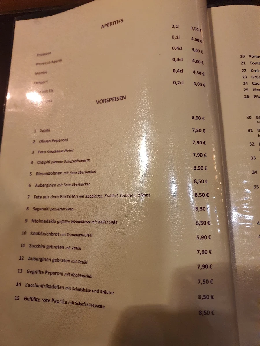 Speisekarte photo 5