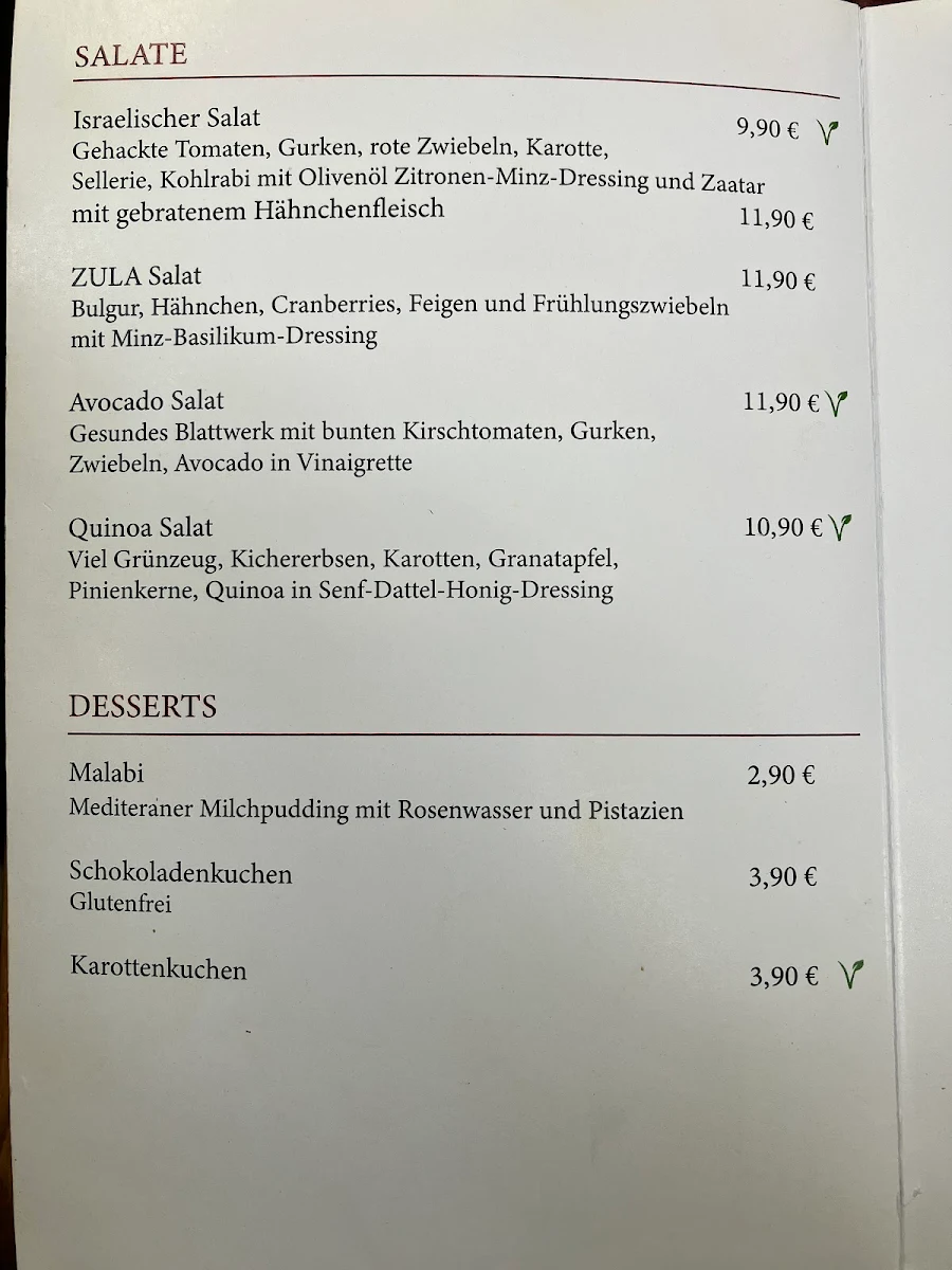 Speisekarte photo 2