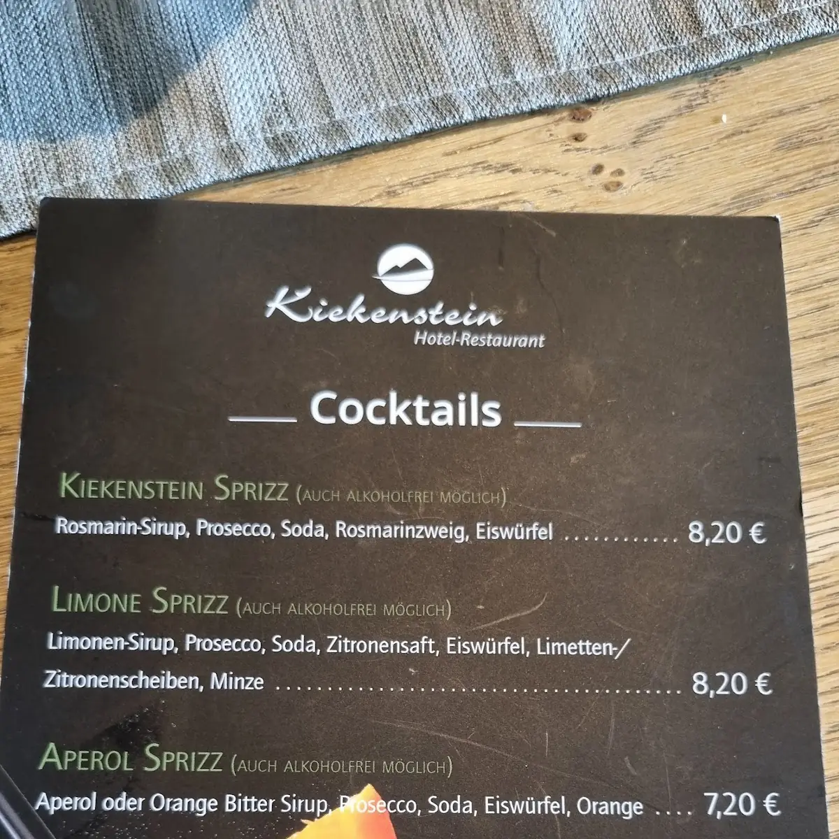 Speisekarte photo 1