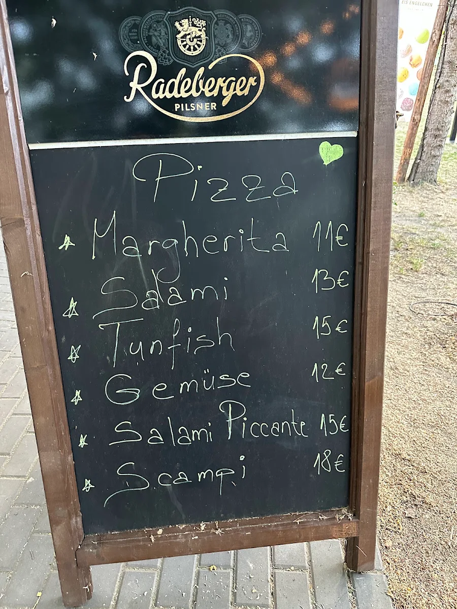 Speisekarte, Ristorante Ciao und Eiscafé / Sommergarten Wannsee