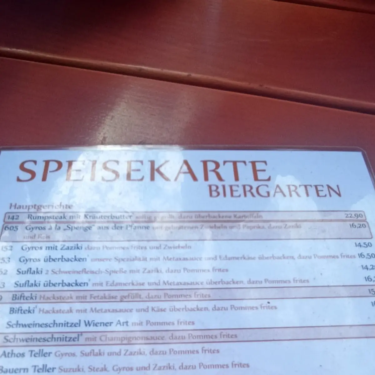 Speisekarte photo 4