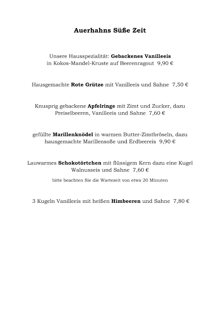 Speisekarte photo 2