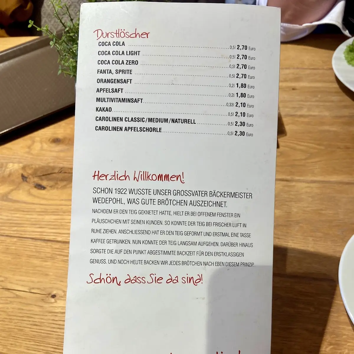 Speisekarte photo 2