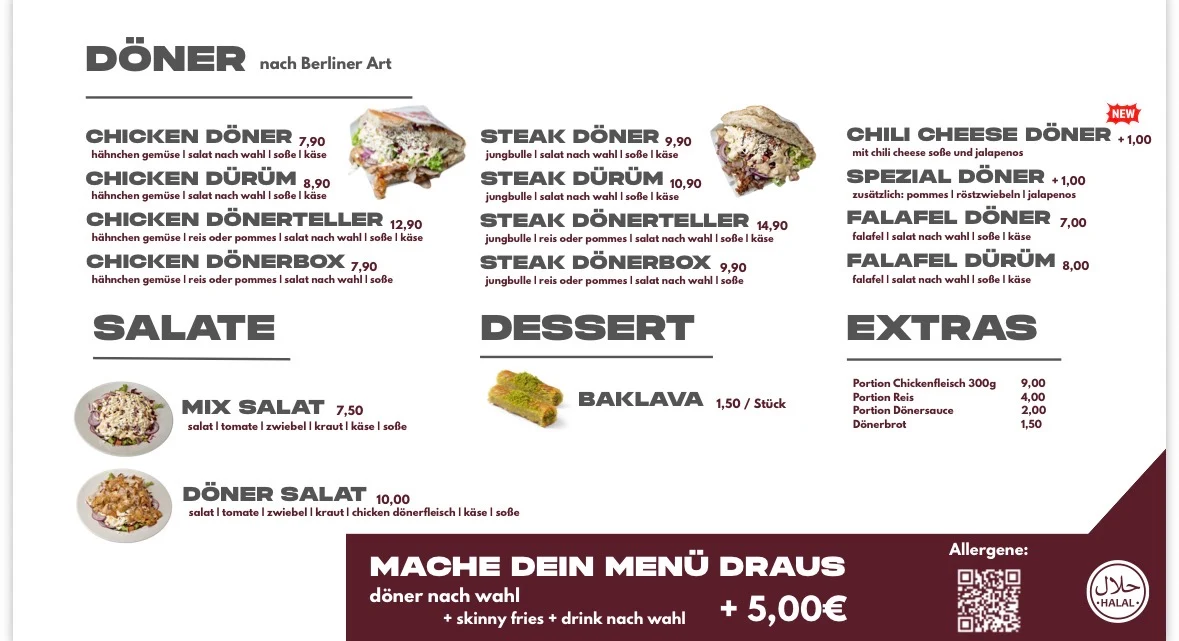 Speisekarte photo 1