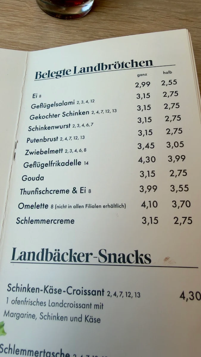 Speisekarte photo 4