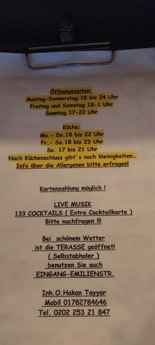 Speisekarte photo 1