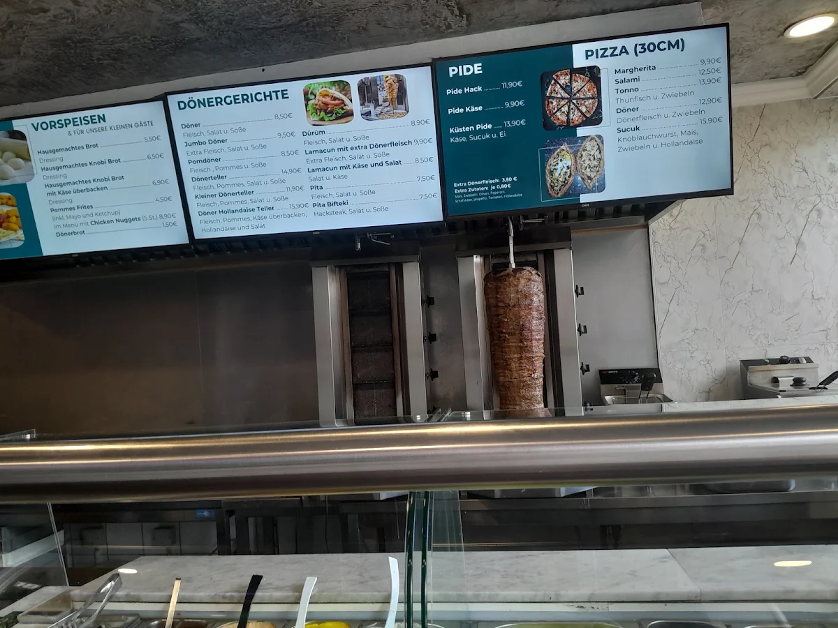 Speisekarte, Küsten Döner