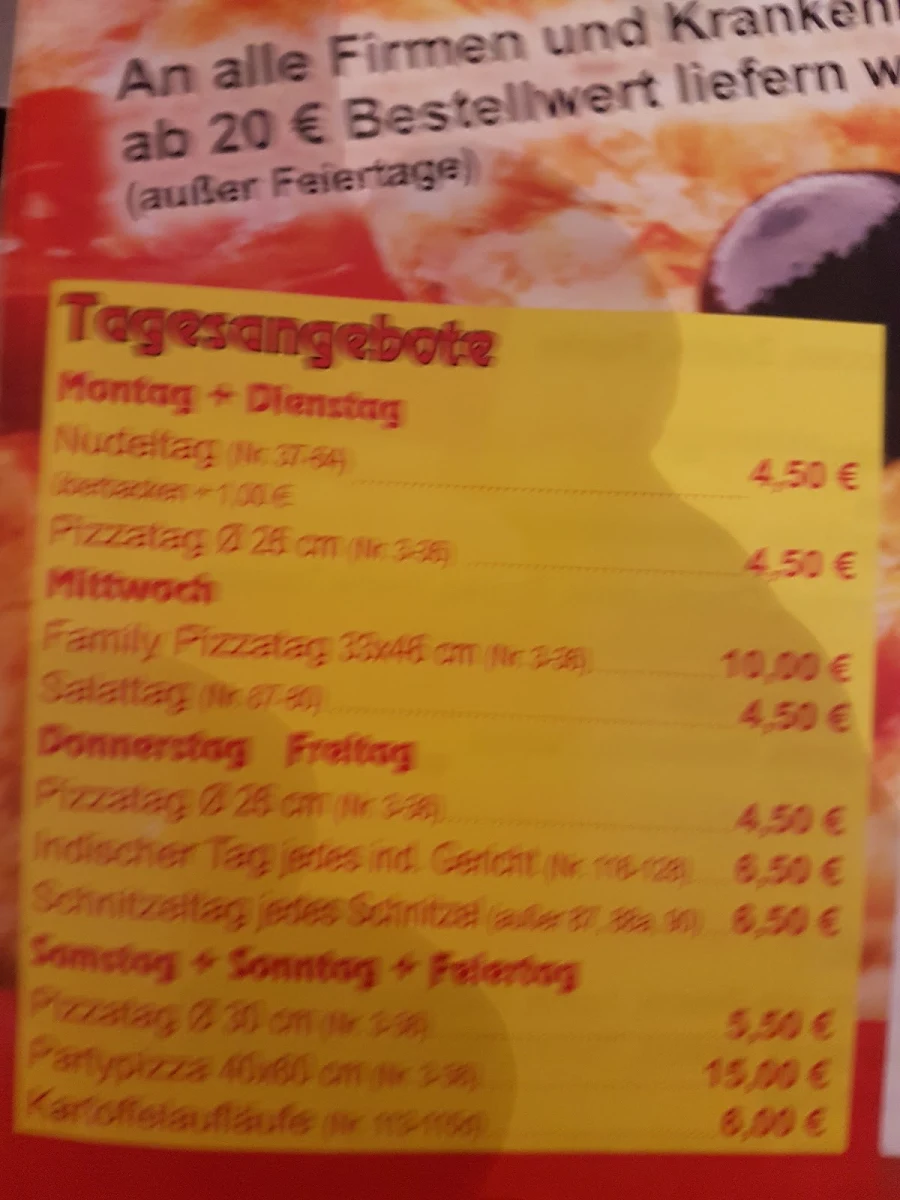 Speisekarte photo 2