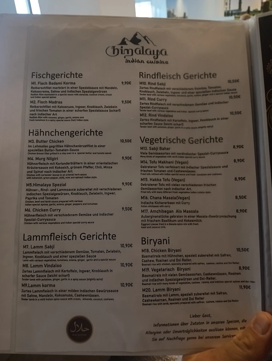 Speisekarte photo 3