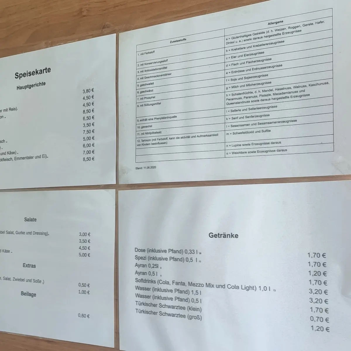 Speisekarte photo 2