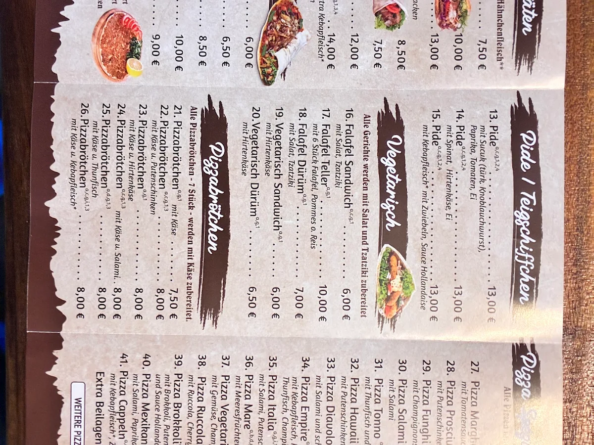 Speisekarte photo 3