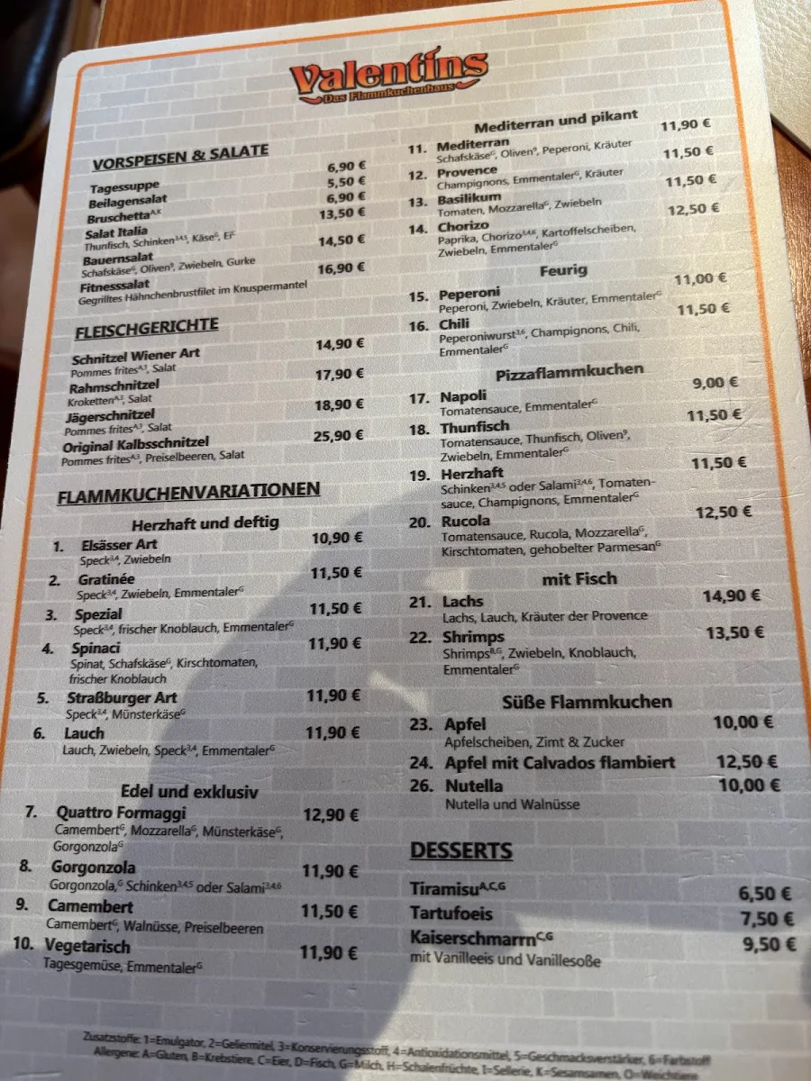 Speisekarte photo 1