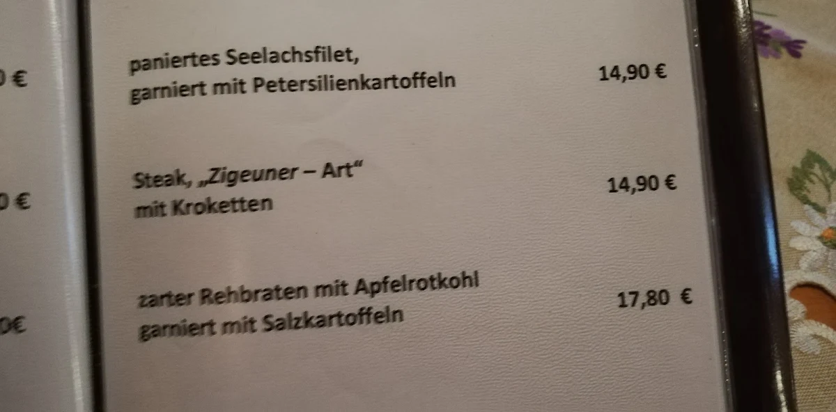 Speisekarte photo 1