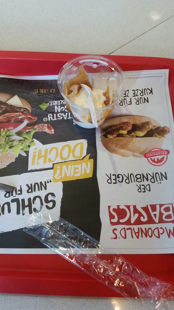 Speisekarte, McDonald's