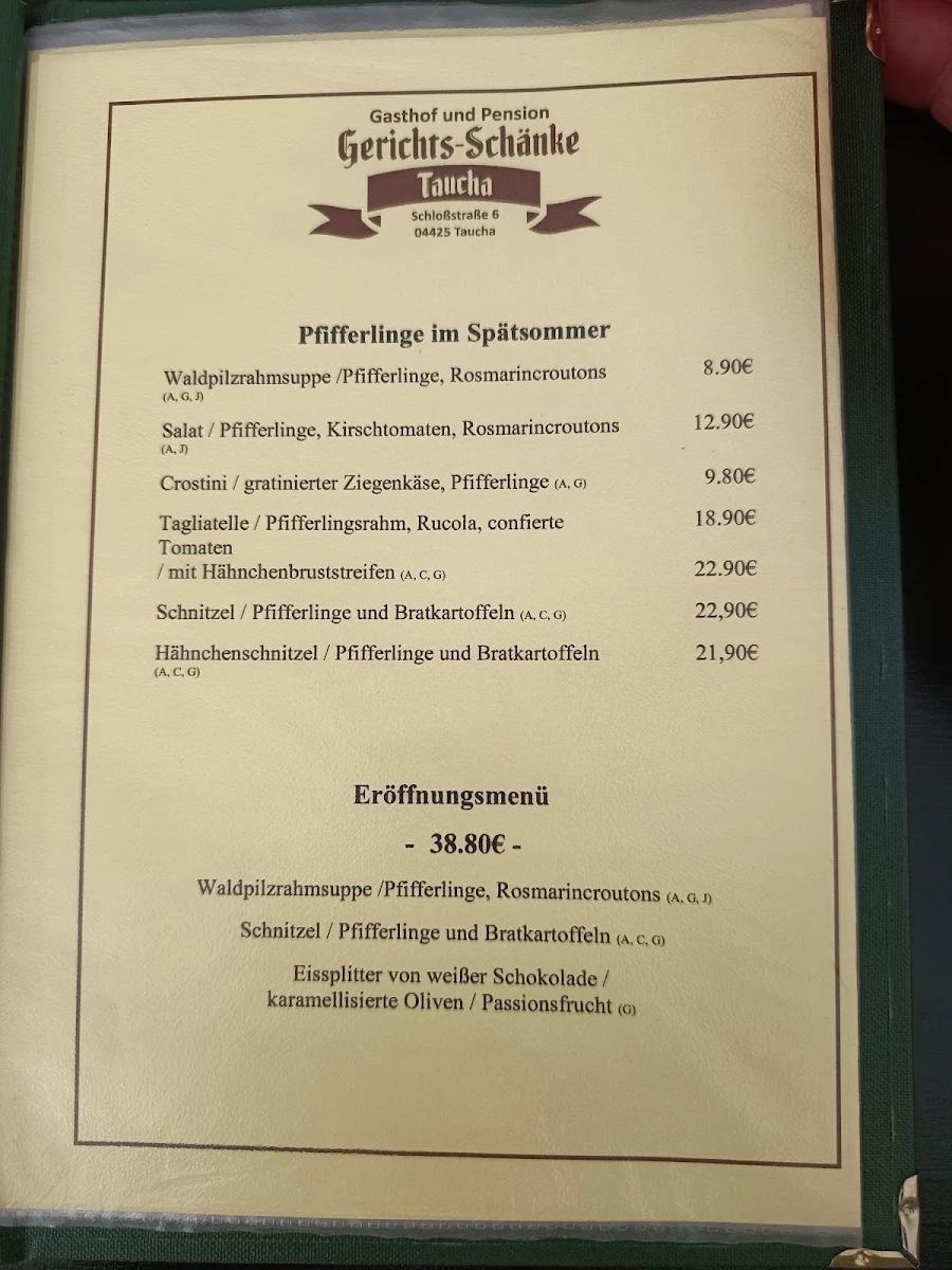 Speisekarte photo 2
