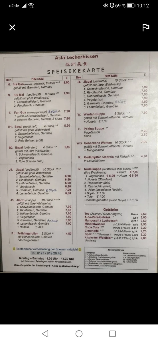 Speisekarte photo 8
