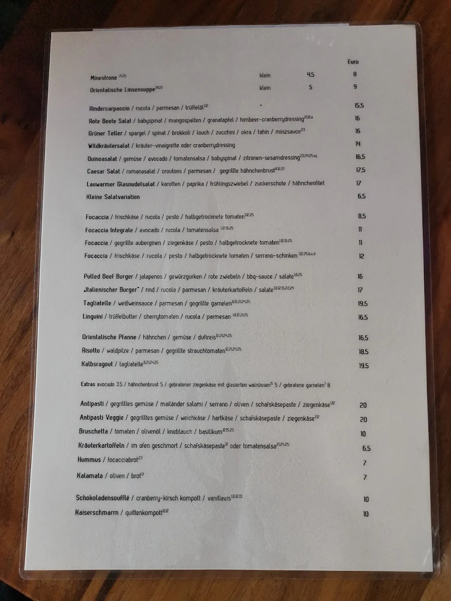 Speisekarte photo 2