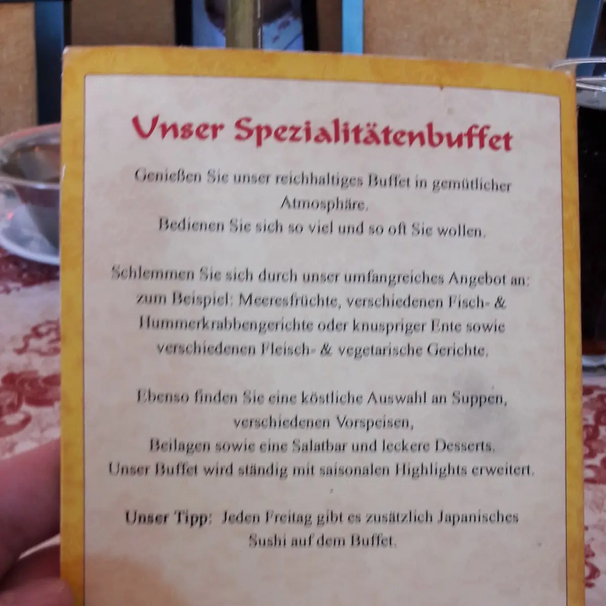 Speisekarte photo 3