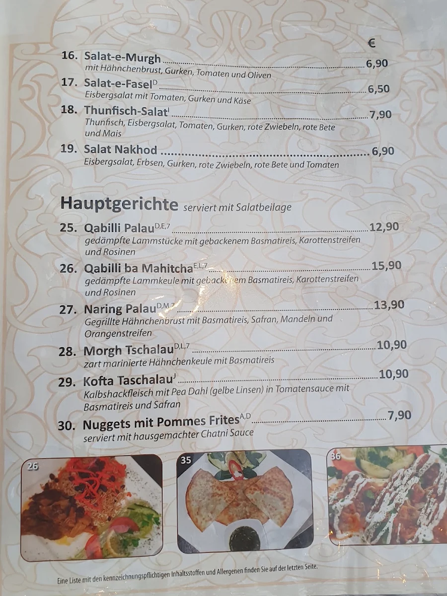 Speisekarte photo 1