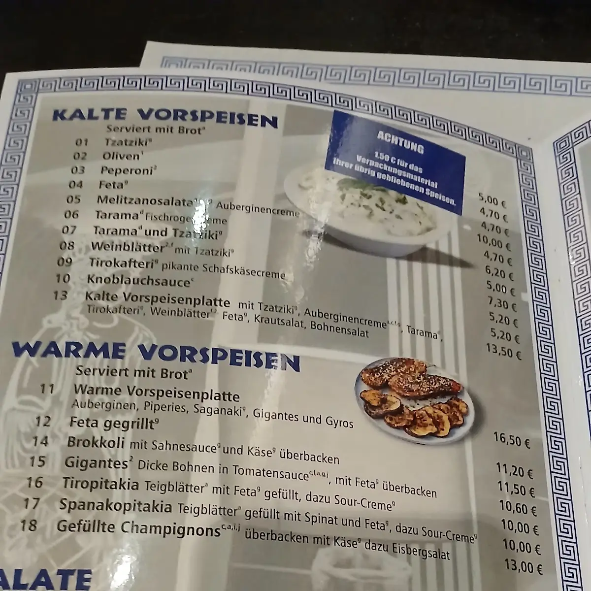 Speisekarte photo 2