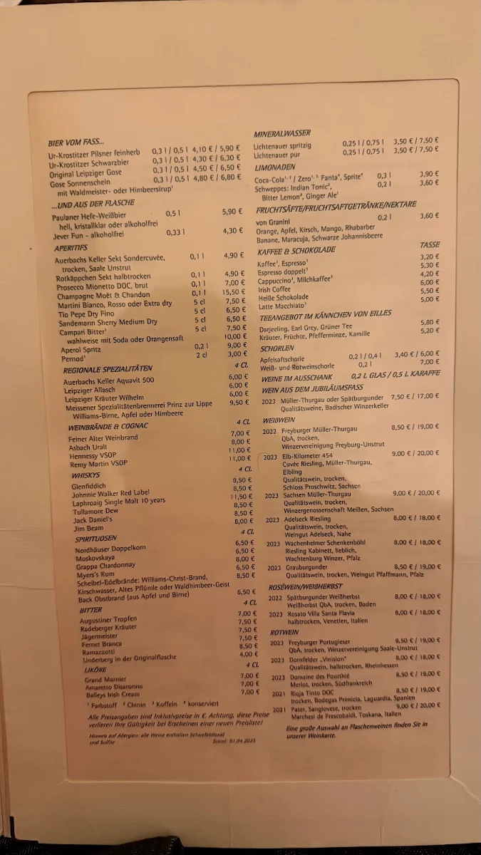 Speisekarte photo 3