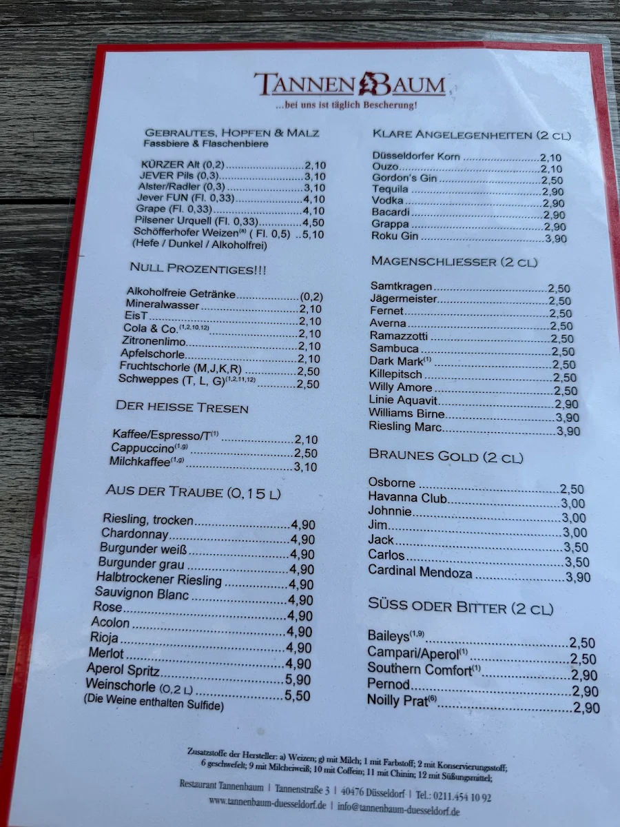 Speisekarte photo 2
